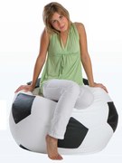 Sedací vak Sport M - Bielo-čierny E01/E14