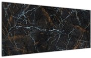 Obraz - Čierny mramor (120x50 cm)