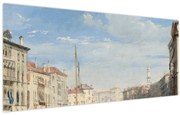 Obraz - Richard Parkes Bonington, The Grand Canal, reprodukcia (120x50 cm)