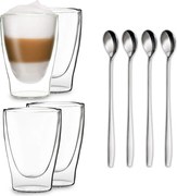 Feelino DUOS, dvojstenný pohár, 400 ml, vrátane lyžičky