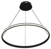LED Stmievateľný luster na lanku LED/55W/230V 3000-6500K pr. 60 cm + diaľkové ovládanie