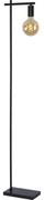 Lucide 21721/01/30 - Stojacia lampa LEANNE 1xE27/40W/230V čierna