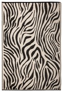 Koberec Zebra, 150x242,5 cm, biela/čierna