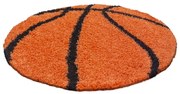 Detský koberec Fun oranžová lopta, kruh