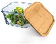 SIMAX NÁDOBA NA POTRAVINY S BAMBUSOVÝM VEKOM 0,5L