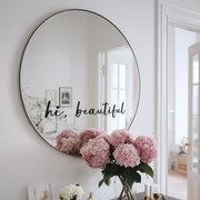 Nálepka na zrkadlo S20 – Hi, beautiful