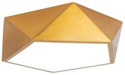Toolight Toolight, stropné svietidlo Diamond 40cm 4xE27 60W APP876-C, zlatá, OSW-08975