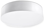 Stropné svietidlo Arena, 1x biele plastové tienidlo, (biely plast), (fi 45 cm)