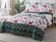 XPOSE® Bavlnené Renforcé obliečky LYANA - tmavo zelené