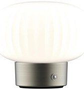 LED Stmievateľná dotyková stolná lampa LATTE LED/1,8W/5V USB 2000 mAh chróm/biela
