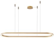 Azzardo AZ5056 - LED Stmievateľný luster na lanku ELENA LED/50W/230V 120 cm zlatá
