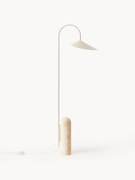 Nastaviteľná stojacia lampa's travertínovou základňou Arum