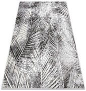 Koberec MATEO 8035/644 palmové listy - štrukturálny sivý