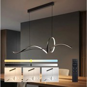 Brilagi - stmievateľný LED luster na lanku SIGNATURE LED/55W/230V 120x23 cm čierny + DO