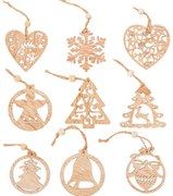Závesné Vianočné dekorácie 300881 (9ks)