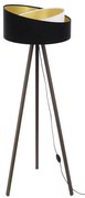 Stojacia lampa GALAXY 1xE27/60W/230V čierna/hnedá