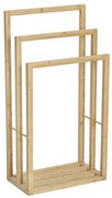 WENKO 25629100 - Stojan na uteráky BAMBUSA 42,5x82 cm hnedá