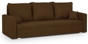 Pohovka pre 3 osoby s funkciou spania MONDI Hnedá