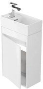 Cersanit Crea, závesná skrinka + umývadlo 40cm, SET B102, biela, S801-276