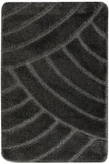 Kúpeľňový koberček Sash Sage tmavosivý, pruhy