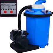 vidaXL Piesková filtrácia s čerpadlom a časovačom 550 W 50 l