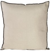 DEKORAČNÁ OBLIEČKA NA VANKÚŠ LEN5 45X45 CM BÉŽOVÁ