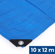 Univerzálna krycia plachta s očkami, PE, 100 g/m2, 10 x 12 m