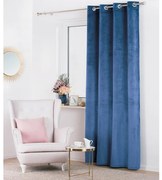 Závesová látka V66/54/t. modrá/280 cm (Tovar na mieru)