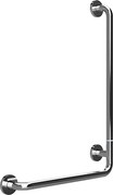 Bemeta Design HELP: Madlo, 890 mm, v tvare L, pravé, skladané, s krytkou, nerez, lesk - 301153041