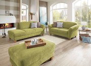 XXXLutz DVOJMIESTNA POHOVKA, textil, zelená Sit & More - Sedačky - 000144005352