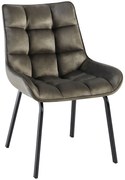 Stolička Saranda zamat - antracit