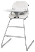 Lionelo - Detská jedálenská stolička 2v1 DALIA biela/šedá