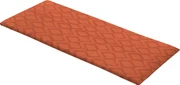 Vankúš na lavicu FORMIO 110x48 cm - viac variantov Farba: Oranžová