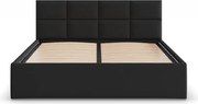 Manželská posteľ BORGO 160×200 cm čierna