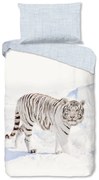 Good Morning Flanelové obliečky Good Morning Tigris 140x200/70x90 cm