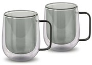Lamart LT9123 2-dielna sada pohárov Tea Vaso, 250 ml, čierna