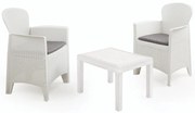 I.P.A.E-Progarden Záhradný set AKITA, 3-dielny, biela