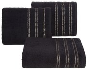 BAVLNENÝ UTERÁK JONAS 50X90 CM ČIERNA