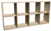 Regál Malax 2x4 Sonoma