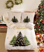 3D Bavlnené obliečky MERRY TREES biele + obliečka na vankúšik 40x50 cm zdarma Rozmer obliečky: 70 x 90 cm | 140 x 200 cm