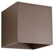 Redo 90177 - LED Vonkajšie nástenné svietidlo VARY 2xLED/6W/230V 4000K IP54 hnedá