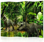 Artgeist Paraván - Dinosaurs in the Jungle II [Room Dividers]