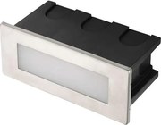Vonkajšie orientačné vstavané svietidlo LED/1,5W 3000K IP65