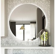 Baltica Design - LED kúpeľňové zrkadlo s podsvietením BRIGHT 15W/230V 6500K, priemer 80 cm, s krytím IP65