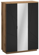 Skriňa Orient H1 Dub Delano/Čierna