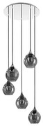 Eglo 39682 - Luster na lanku BREGALLA 5xE27/40W/230V
