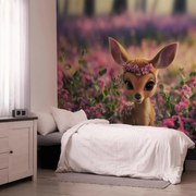 Fototapeta - Roztomilá srnčeka (147x102 cm)