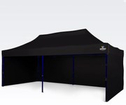 BRIMO Svadobné stany 3x6m - s 3 stenami - Čierna 24