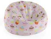 Sablio Sedací vak Cocoon Muffiny - 115 x 75 cm x 45 cm