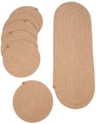 Podložka pod tanier AURA béžová (7 ks)